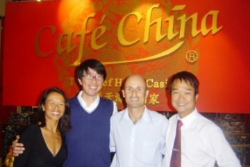 With Harry Sou, Owner Cafe China in Cairns, Trevor & Mark Trihn, VIP Services Manager at Reef Hotel Casino Cairns